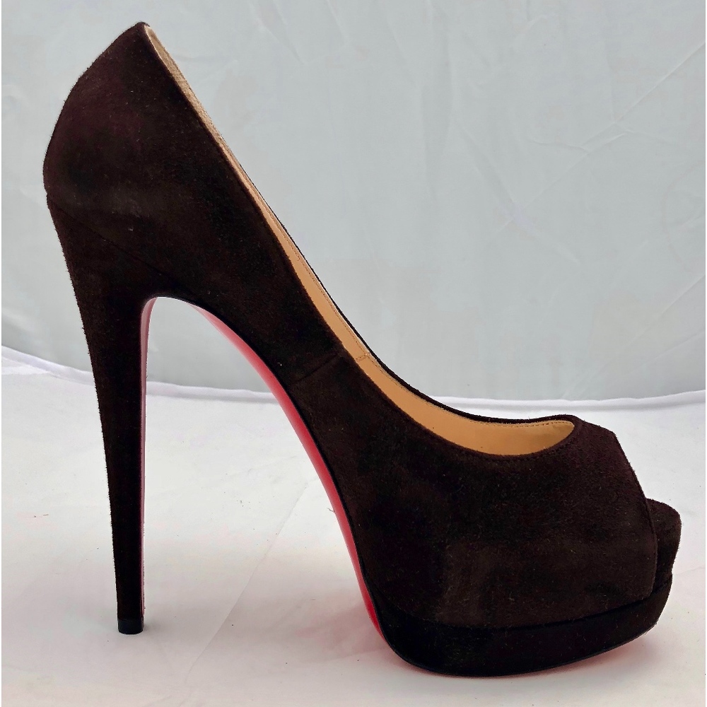 New Christian Louboutin Palais Royal Brown SZ 36.5 - Picture 3 of 8